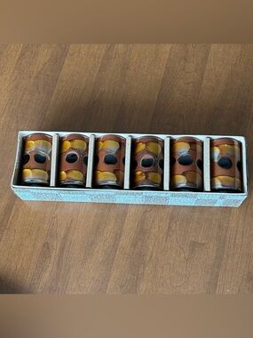 Six MCI Japan tall  tea sake cups